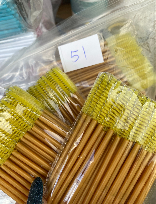 Mascara Brush 50 pieces/bag -  Many Colors