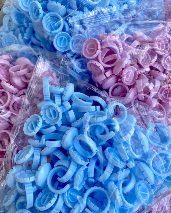 Glue Ring  - One Bag , many shapes