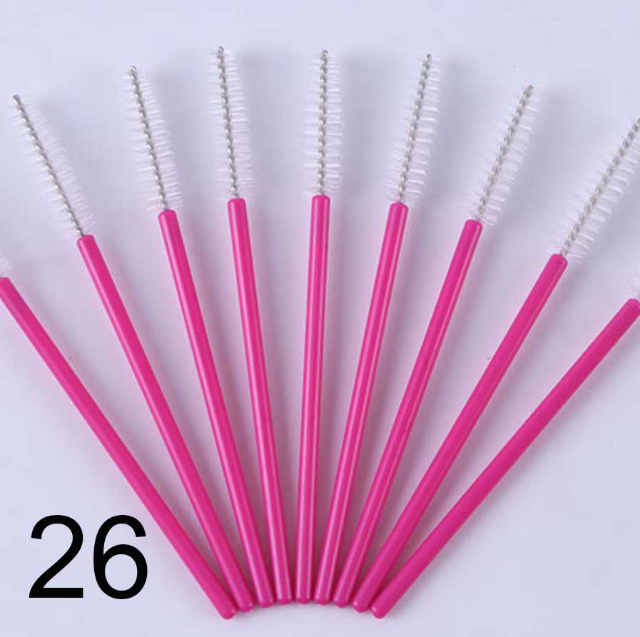 Mascara Brush 50 pieces/bag -  Many Colors