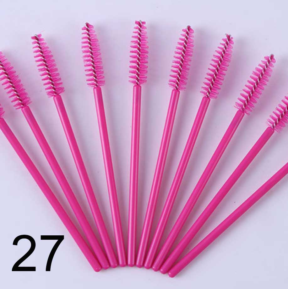 Mascara Brush 50 pieces/bag -  Many Colors