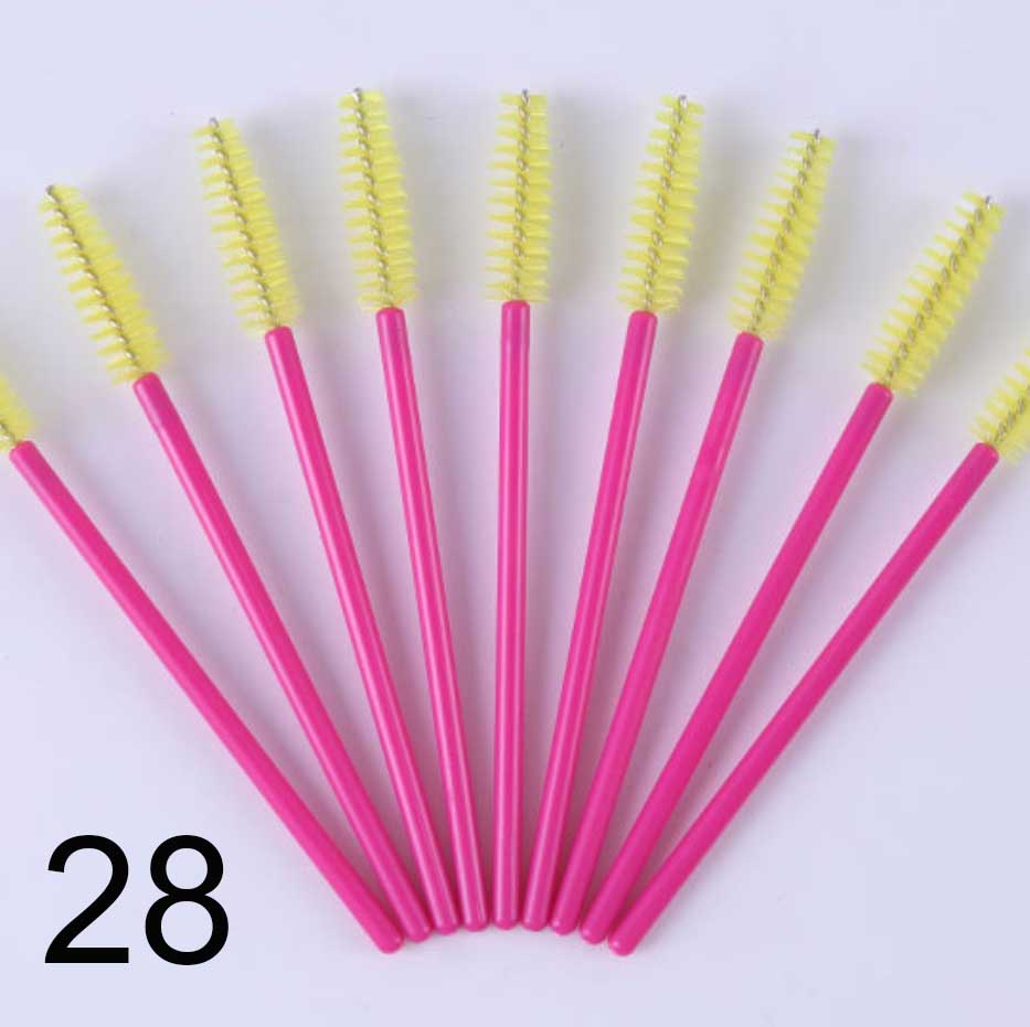 Mascara Brush 50 pieces/bag -  Many Colors