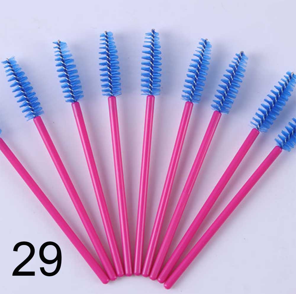 Mascara Brush 50 pieces/bag -  Many Colors