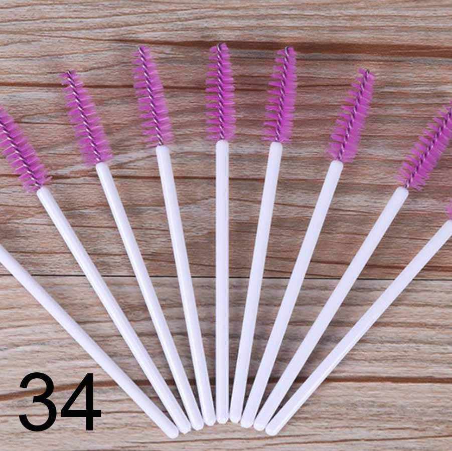 Mascara Brush 50 pieces/bag -  Many Colors