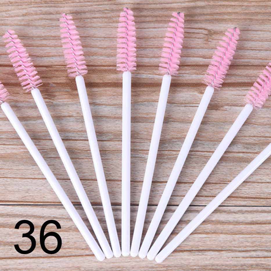 Mascara Brush 50 pieces/bag -  Many Colors