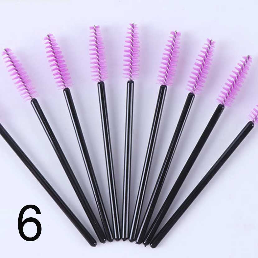 Mascara Brush 50 pieces/bag -  Many Colors