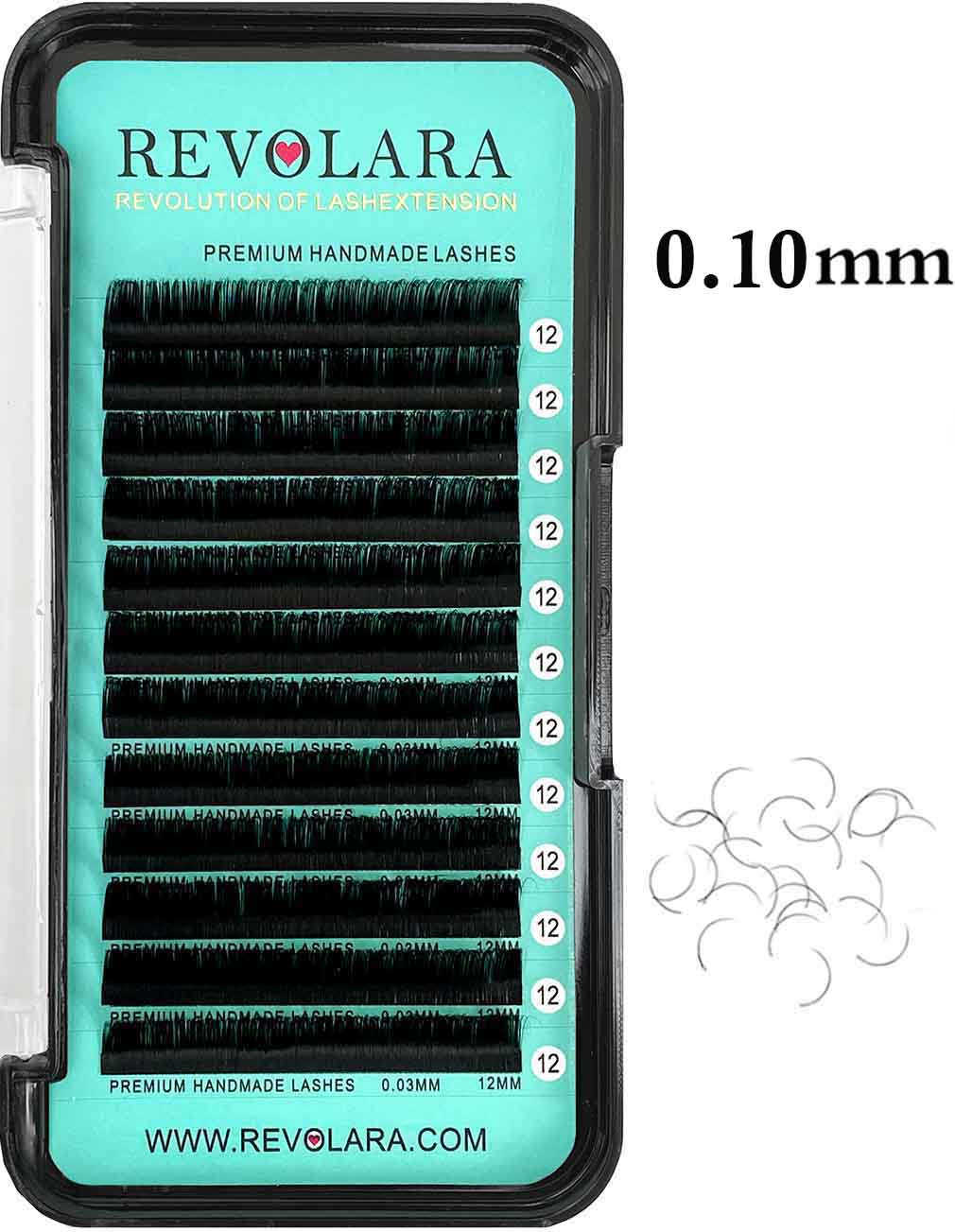 Classic Individual Premium Handmade Lash Extensions 0.10mm