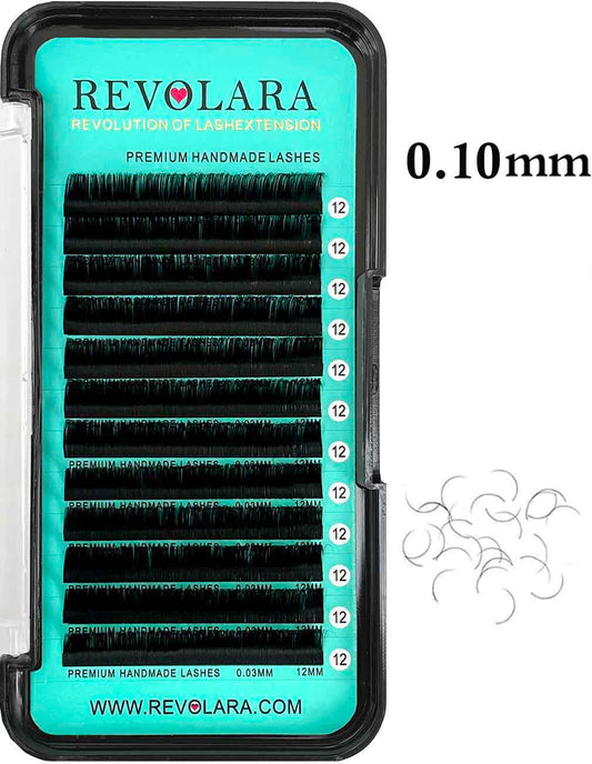 Classic Individual Premium Handmade Lash Extensions 0.10mm